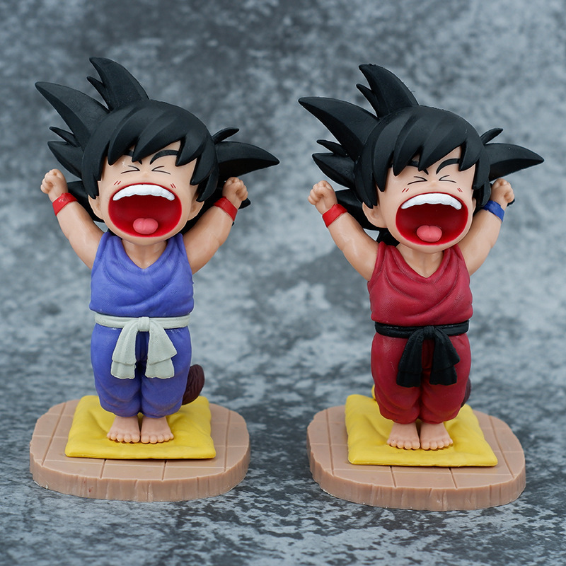 大モールドラゴンボール Qバージョン くしゃくしゃ悟空 おはよう子供時代悟空フィギュア アニメ周辺モデル ポーズ|undefined