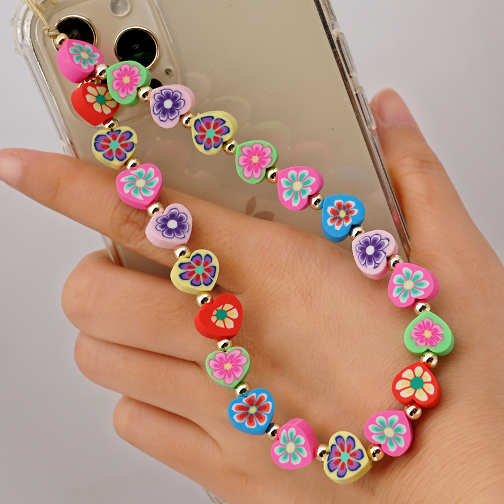 Cute Lollipop Flower Butterfly Arylic Mobile Phone Chain display picture 1