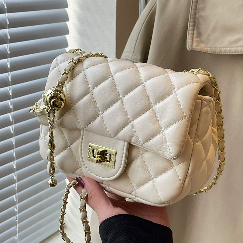 Модная сумка через плечо с цепочкой в корейском стиле, Chanel стиль, разные цвета