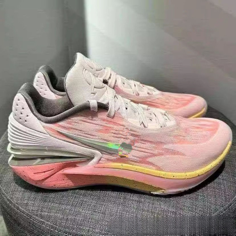Sufa Gtcut2 Peach Basketball Shoes Men's Shoes Shock-Absorbing Practical Gt2 Low-Top Full-Length Air-Cushion Sports Shoes