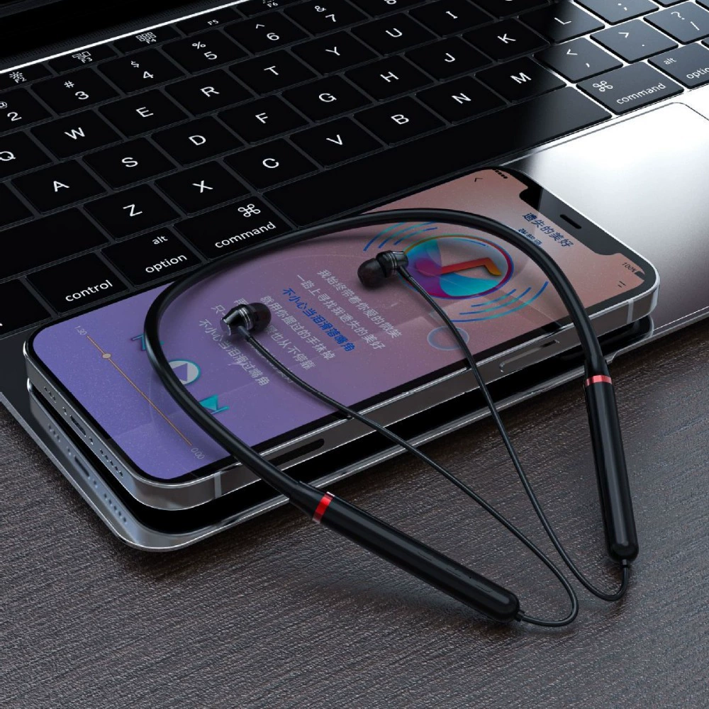 Спортивные Bluetooth-наушники с подвесом на шею с мотором