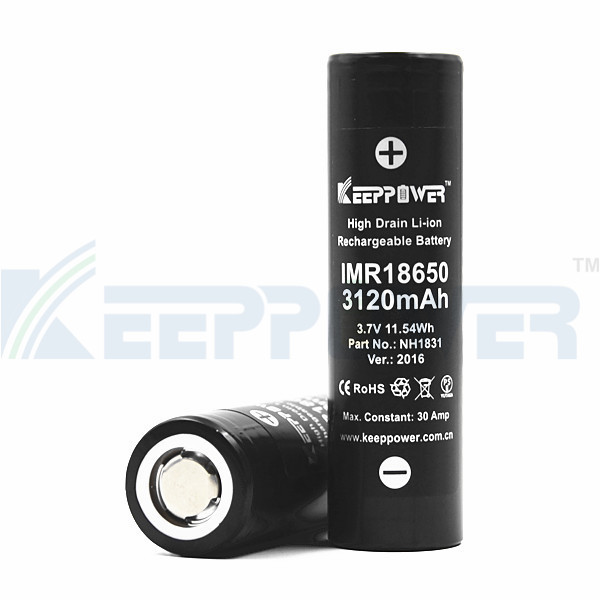 大电流30A 放电 Keeppower IMR18650 3.7V 3120mAh 电动工具 动力
