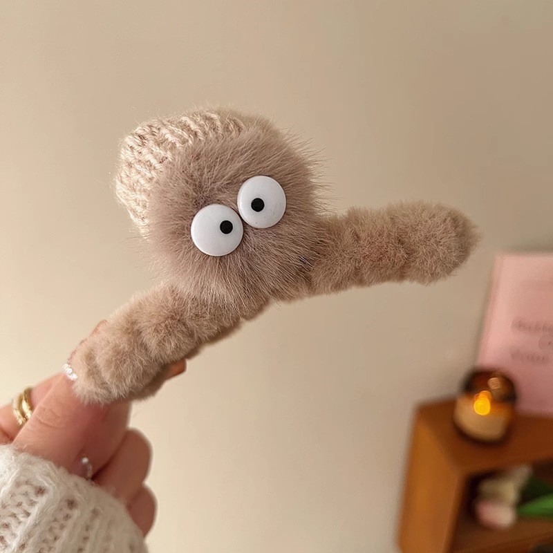 플러시 단면 연탄 브라운-11cm