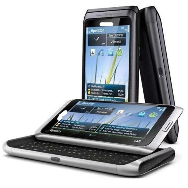 跨境手机 E7-00 侧滑盖全键盘触屏手写3G学生备用老人外贸手机