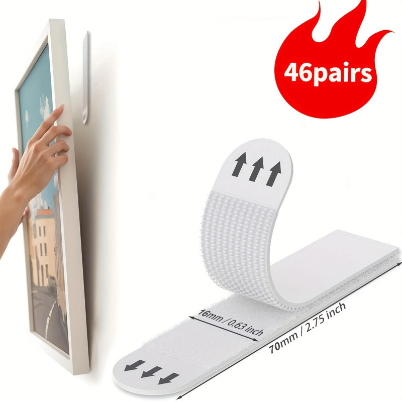 Cross-Border Export Model Tape Adhesives Fasteners Heavy-Duty Hook and Loop Picture Frame