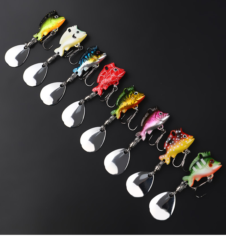 Metal Blade Baits Sinking VIB Lures Spinner Baits Fresh Water Bass Swimbait Tackle Gear