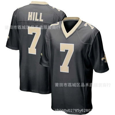 Футбольная форма Saints 41#Alvin Kamara 7# HILL Hydrangea Jacket