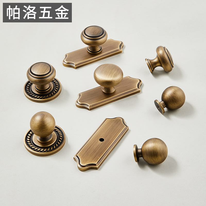 American Huanggu Copper Cabinet Cabinet drawer Pulling Hand Solid…