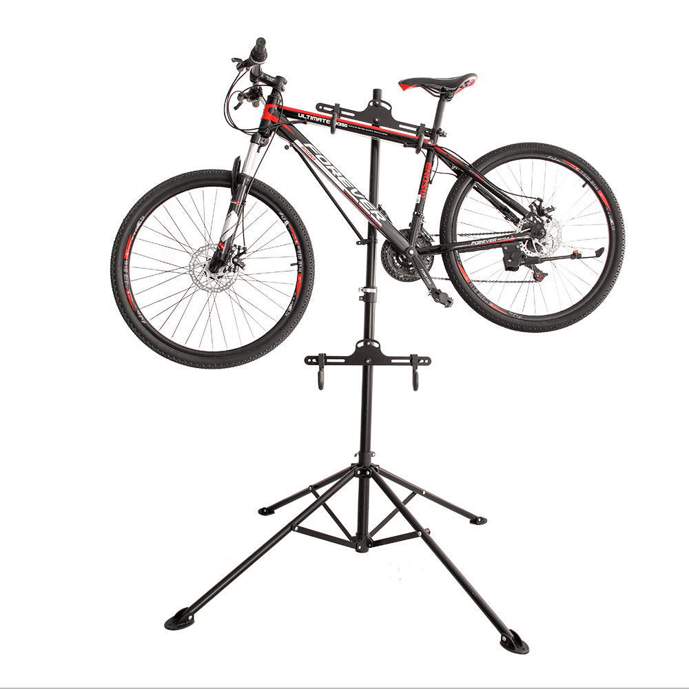 Estante de exhibición de bicicletas al por mayor, estante de exhibición de cuatro patas para bicicletas, estante para remolque de bicicletas, estante de reparación