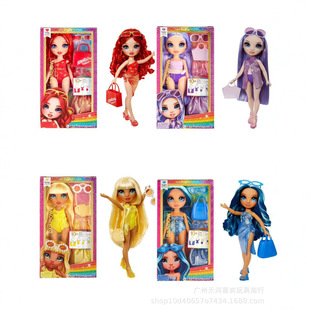 Genuine MGA Rainbow High Rainbow High School Big Sister Swim&Style Swimwear Series Cute Girls