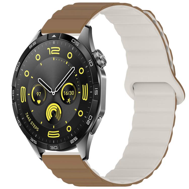 18 / 20 / 22mm correa de reloj de absorción magnética universal tipo bucle de retorno correa de reloj de silicona lisa correa de reloj multifuncional adsorción magnética fuerte