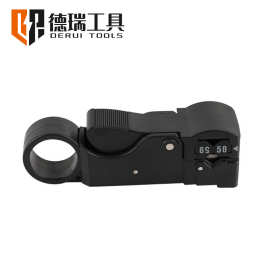 德瑞工具 电工同轴电缆剥线刀 HT-312B剥线钳 五金工具网线钳剥皮