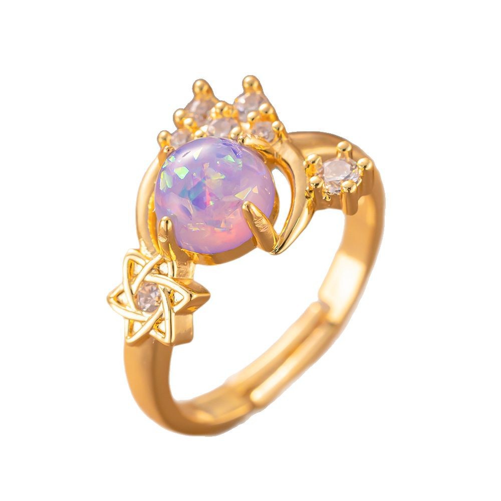 8g Weight Zircon Inlay Material Open Rings Classification 1 Piece Quantity Daily Occasion Copper Material Heart Shape, Bow Knot Pattern All Seasons Season Women's Gender Elegant Style Waterproof Non Tarnish Craft PVD Coated Real Gold Plated Heart Shape Bow Knot 304 Stainless Steel Elegant Glam Waterproof Non Tarnish Open Rings 1