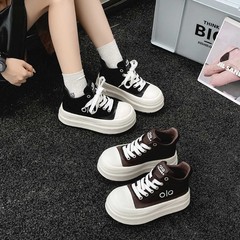 真皮厚底高帮小白鞋女2025秋冬新款舒适轻便百搭增高休闲运动板鞋
