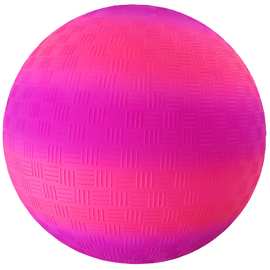 厂家直销彩虹操场球儿童玩具球8.5英寸纹理渐变充气球个性logo