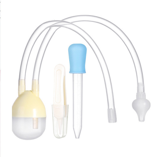 Nasal aspirator for babies, infant nasal aspirator, baby snot remover, newborn anti-reflux nasal congestion care set of three