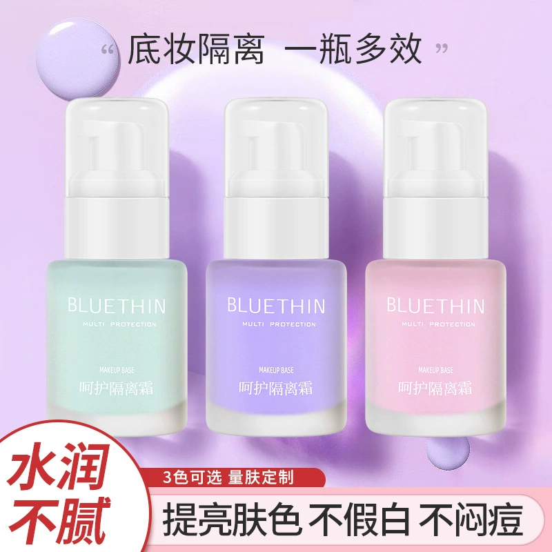 BLUETHIN Care Изолирующий крем-консилер осветляет цвет кожи Костюм прочный, нелегко снимать макияж Прозрачный, водный и натуральный