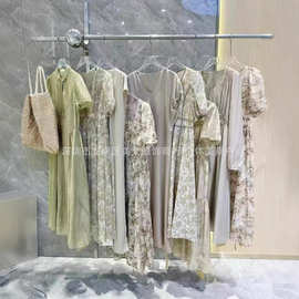 大码女装色芭莎套装连衣裙25夏优雅知性连衣裙品牌折扣女装批发