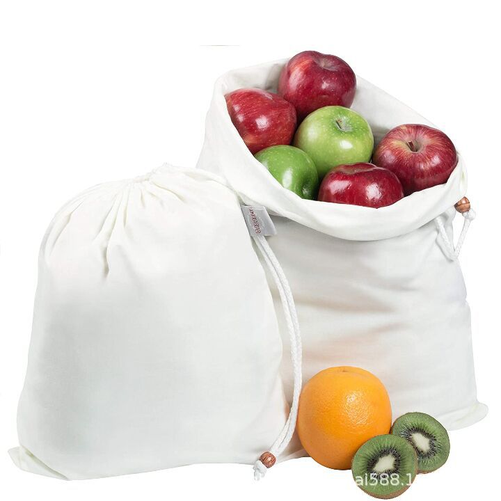 厂家批发棉布帆布束口布袋棉麻抽绳收纳袋拉绳帆布袋可加logo