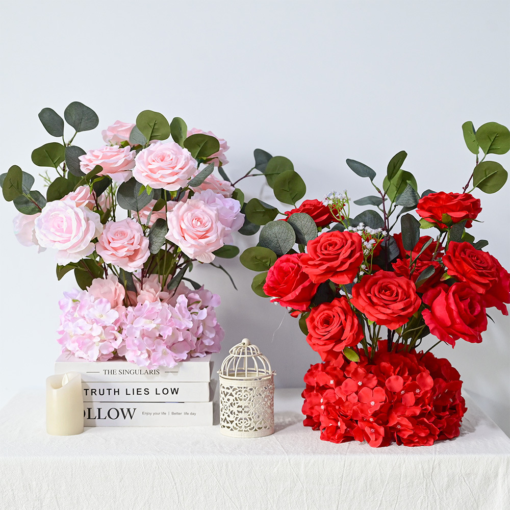 Pasarela de bodas decoración floral estilo nórdico 2025 Amazonas nueva decoración transfronteriza