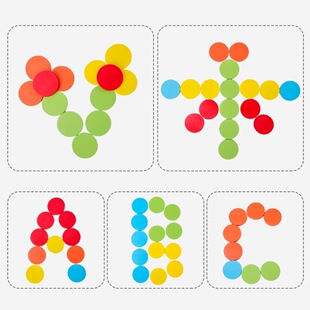Children's early education wooden color classification cup baby boys and girls kindergarten intelligence geometric matching game toys