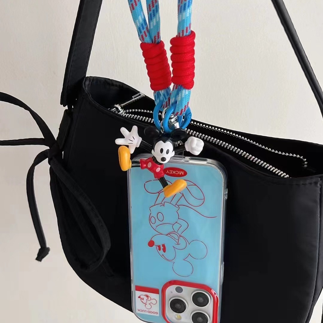 Ins lindo dibujos animados línea roja ratón para iPhone14 funda para teléfono móvil 15ProMax Apple 13/12 hembra