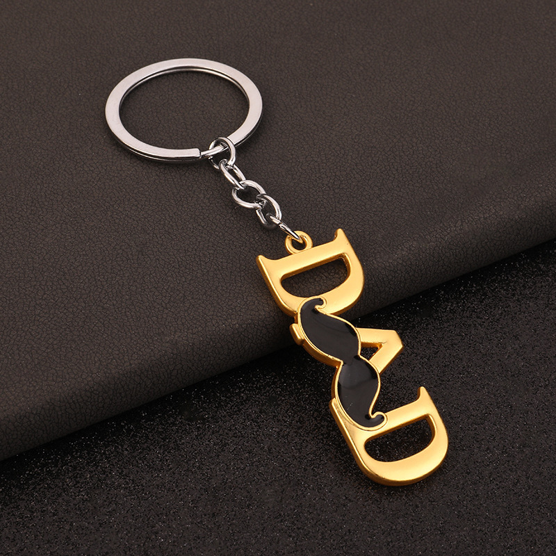 Simple Style Letter Alloy Mother'S Day Unisex Keychain 1 Piece display picture 4