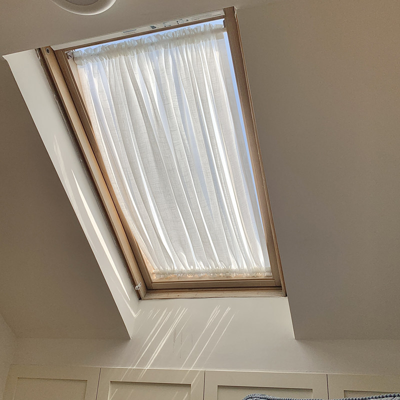 Specialized Sunshade Curtains for Skylights, Sunroom Sunshade Roof Curtains, Heat-Insulating Sloped Roof Attic Sunshade, Retractable Canopy Roof