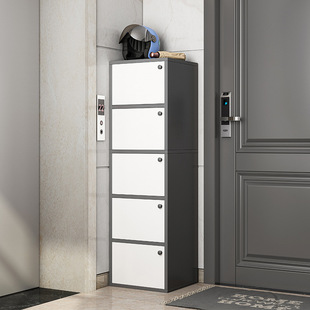 Shoe Cabinet Household Door Small Narrow Elevator Entrance Simple Entrance Entrance Cabinet New 2024 Explosive Dustproof Multi-Layer Shoe Rack