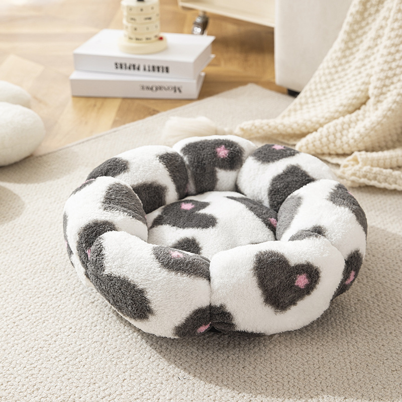 Nido de gatos de cuatro estaciones general invierno caliente semicerrado pequeño perro de gato cojín de mascotas cojín de gato artículos de cama