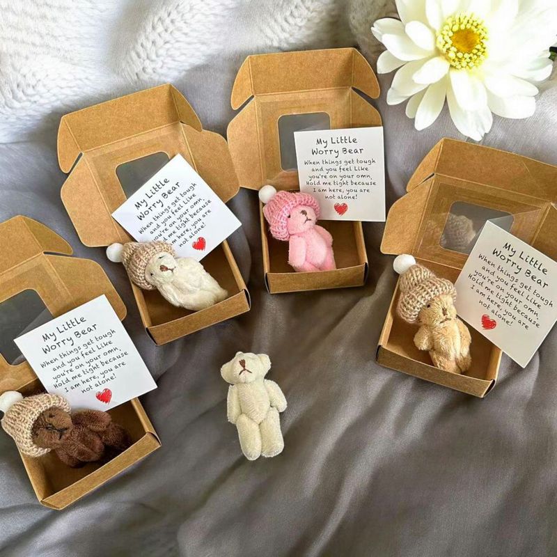 Teddy Bear in a Box ぬいぐるみ ミニベア ミニポケットハグベア、アマゾンクロスボーダー|undefined