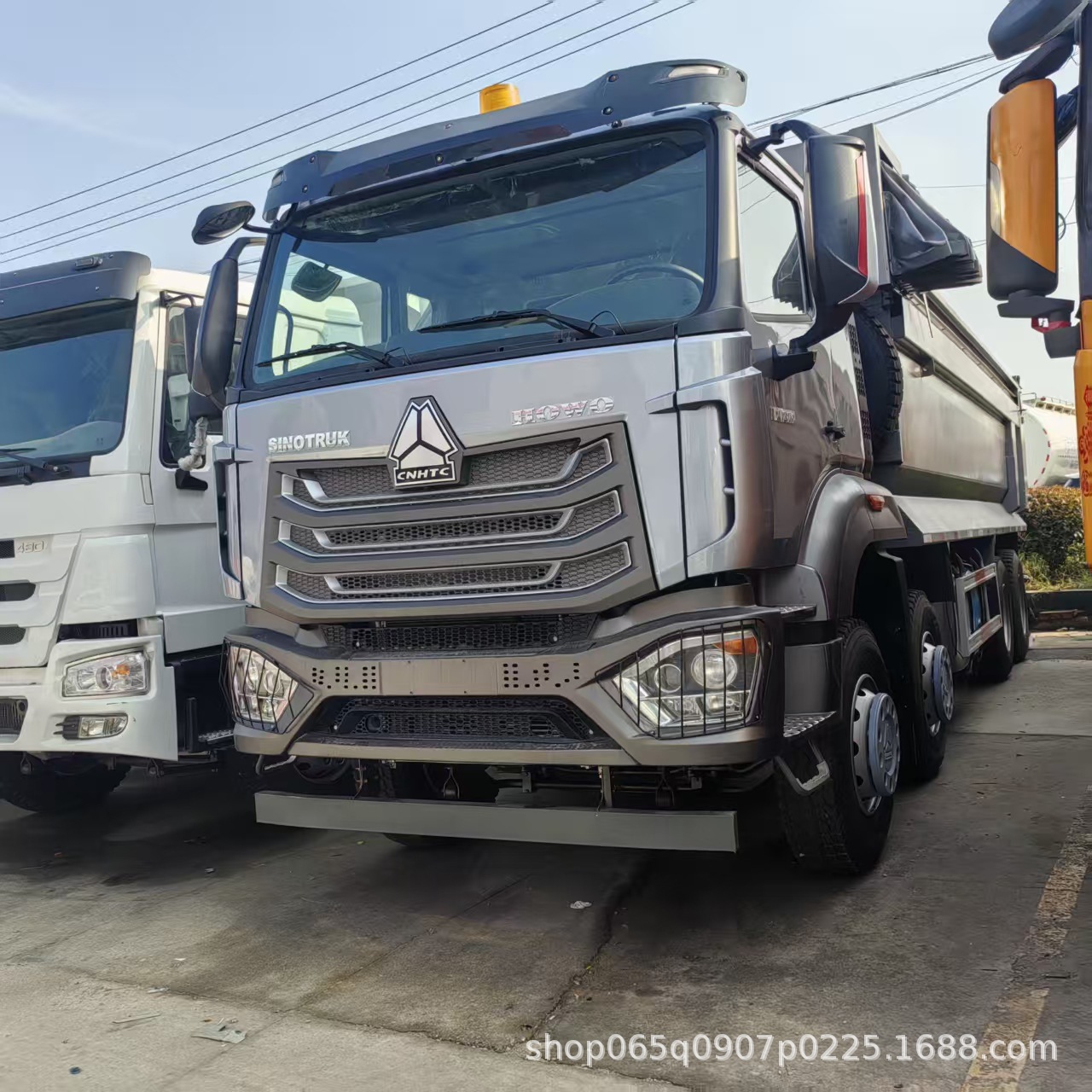 Cross-Border Vehicle Export Sinotruk Howo Nx Dump Truck National Three Euro Ii Emission 371 Horsepower Dump Engineering Truck