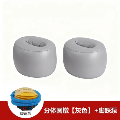 for Car — Other Automotive Interior Supplies - split-round-pier-grey-2-pieces-foot-pump