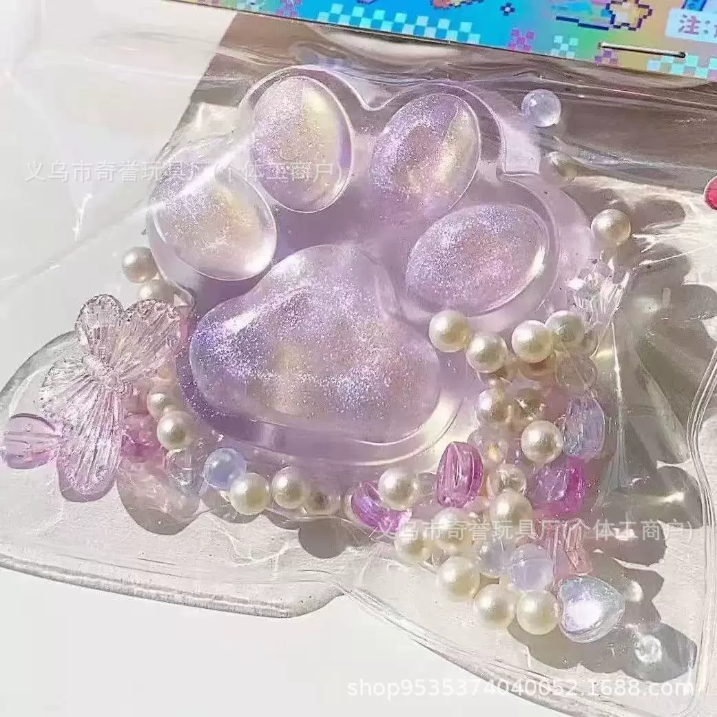 Цветные прозрачные кошачьи когти щепотка