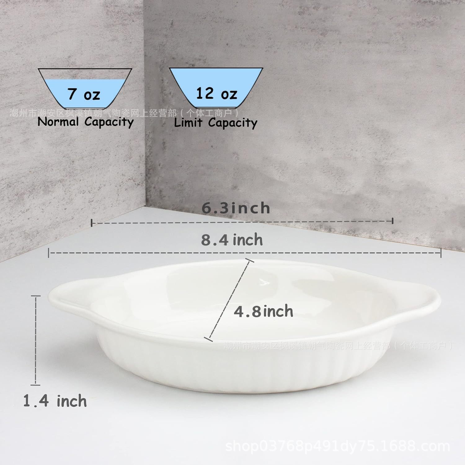 Tazón de Cerámica para Helado o Pudín, Multiusos, Antiadherente, Resistente a Altas Temperaturas, Apto para Horno y Microondas, Vajilla Especial para Postres