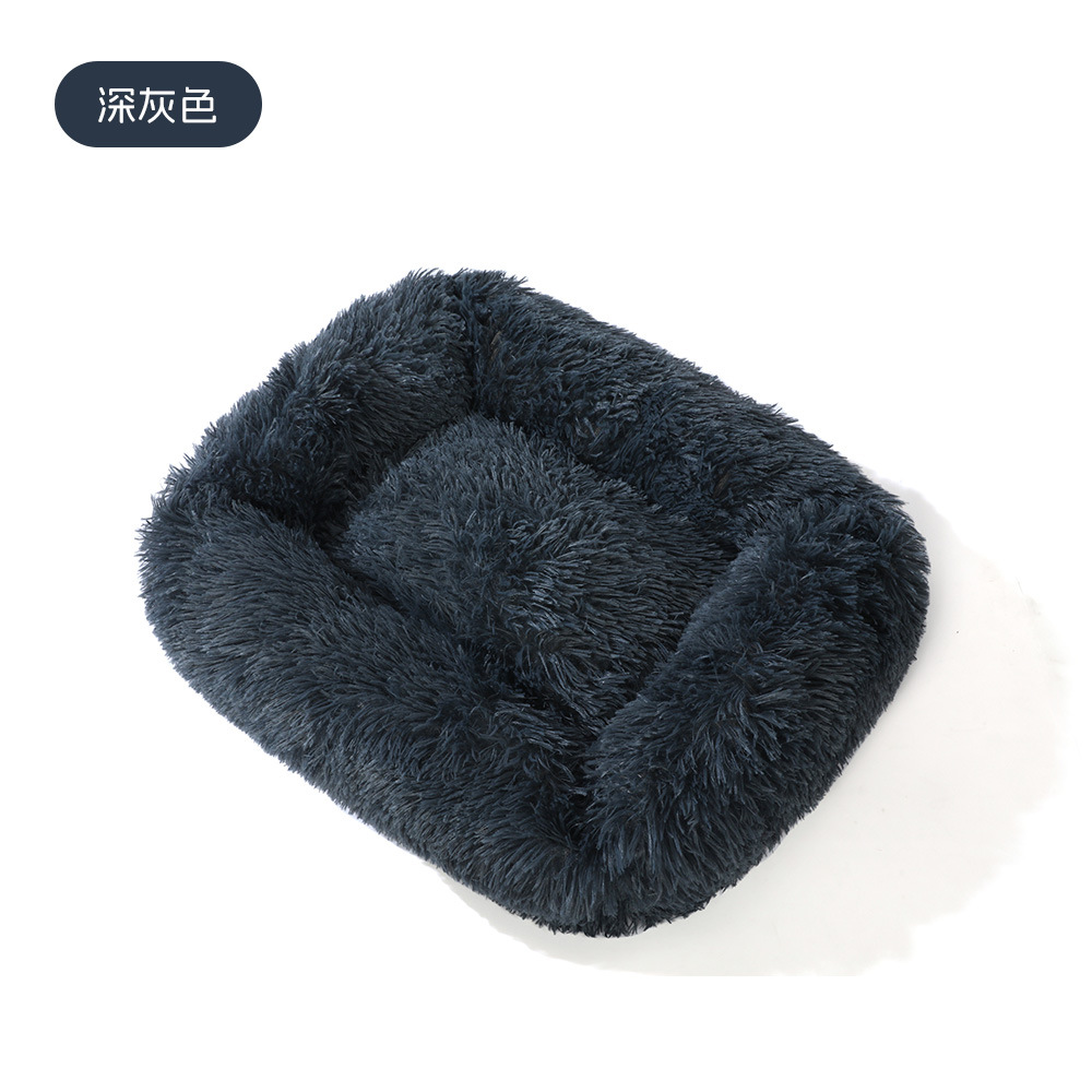 Peluche de invierno para mascotas Peluche para gatos Peluche para perros cuadrado Estera para mascotas Cama para gatos Cama para perros Productos para mascotas