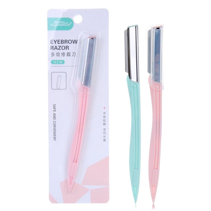 Lmltop Sharp Stainless Steel Eyebrow Razor Beauty Salon Eyebrow Shaving Razor Beauty Tool Oem Customization A0370