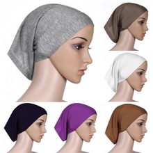 Muslim Cap Cotton Cover Headwrap Under Scarf  Inner Caps