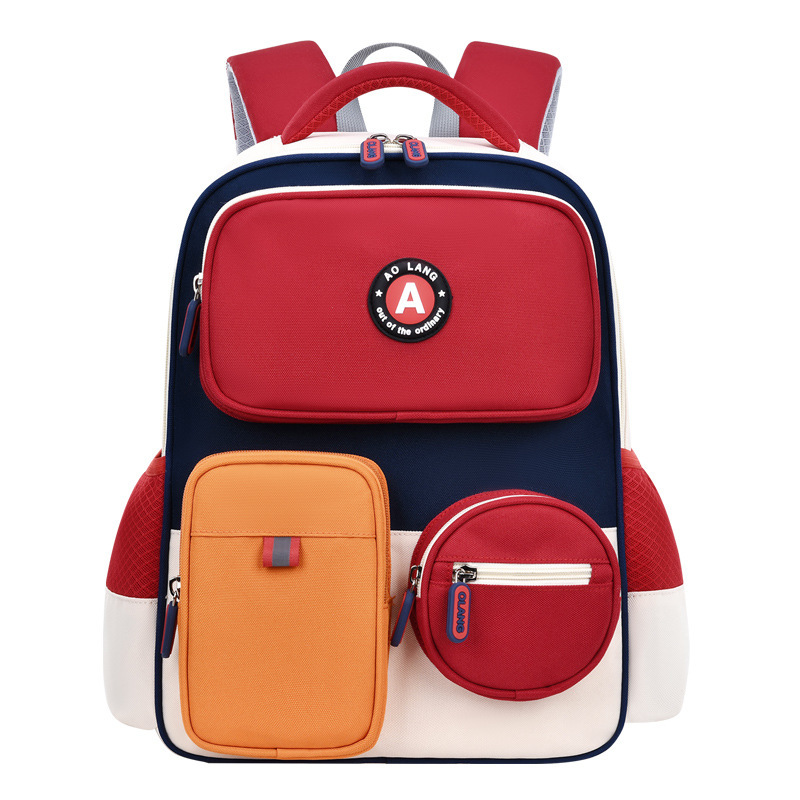 Aulang nuevo niño de escuela primaria mochila para hombres niñas 1 - 3 - 6 grados una mochila de estudiantes de primaria 5