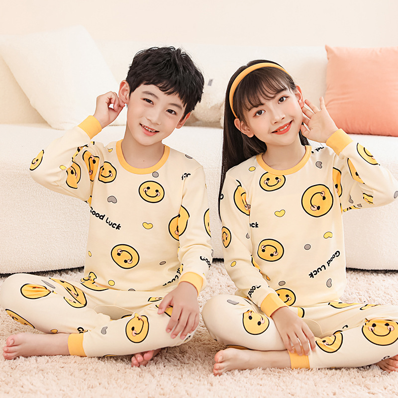 아기 - 가을옷과 긴바지 세트) 웃는 얼굴