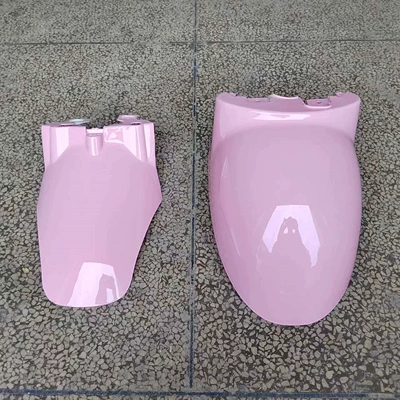 Motorcycle Fender – vehicle accessories, standard plastic - light-pink-small-turtle-king-front-mudguard-comes-with-installation-screws