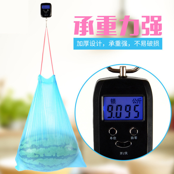 Handheld black automatic disposable garbage bag for home use