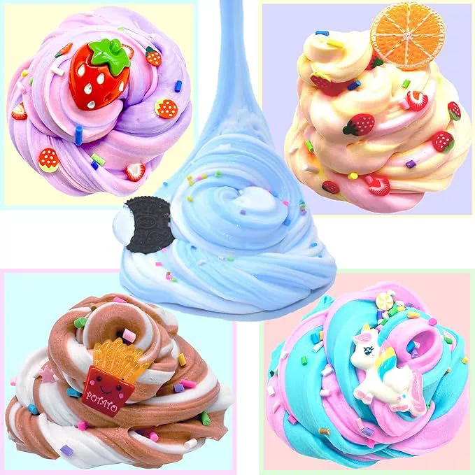 (Cross-border trading), oil, set, soft slime, cotton clay, 8 colors