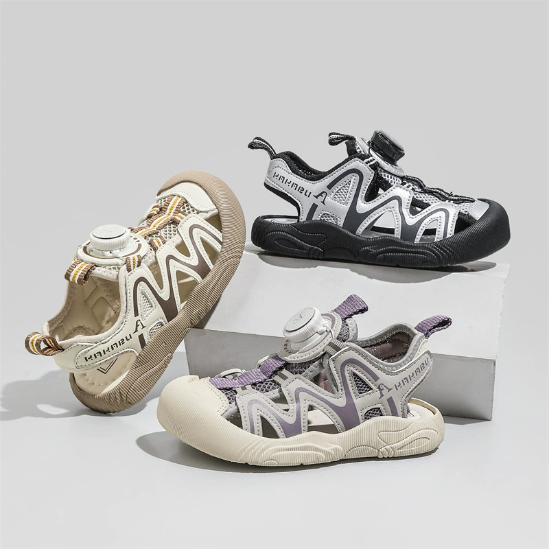 2024 Брикетные мягкие детские сандалии на открытом воздухе Летние ходные сандалии для мужчин и женщин