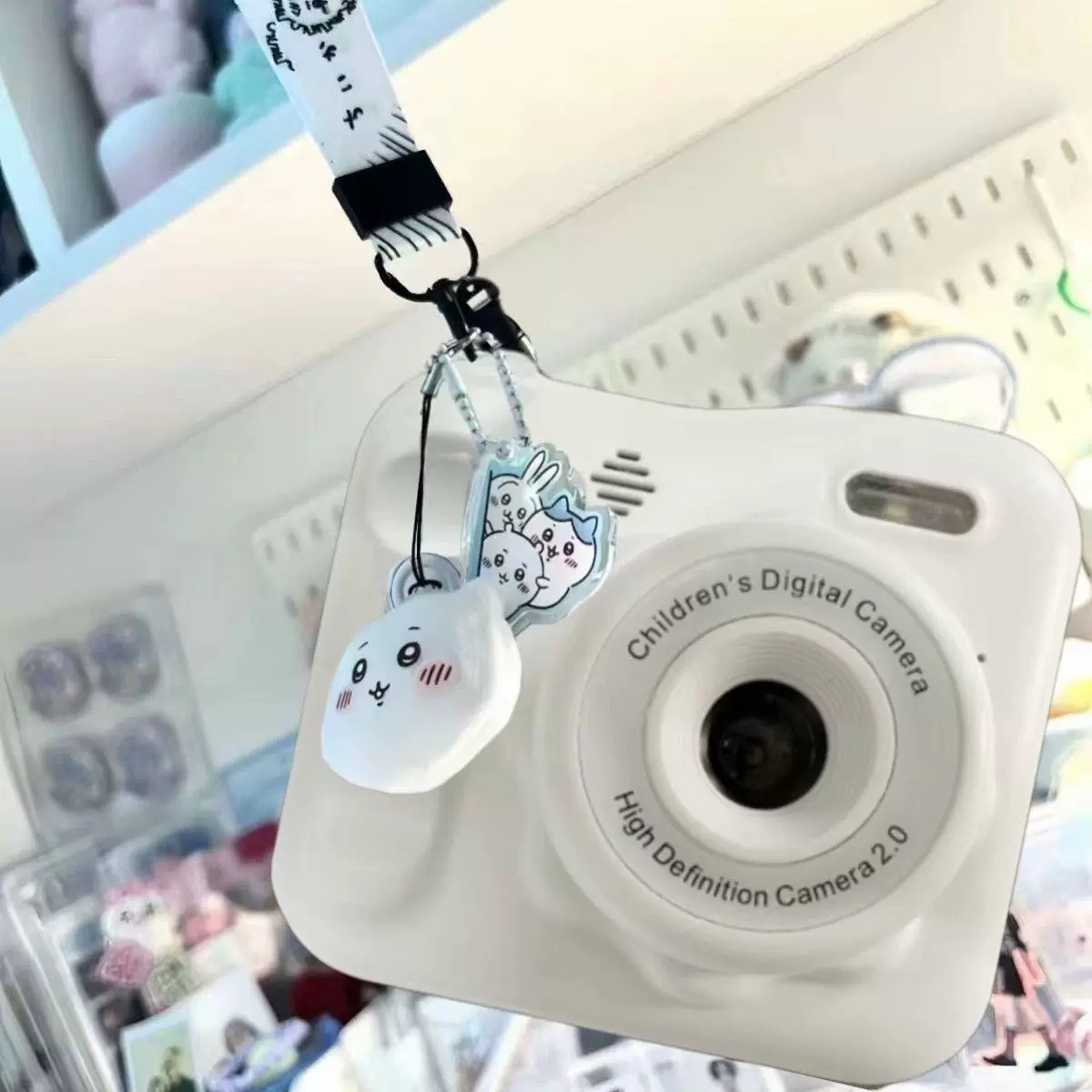 Детская камера в стиле instant (Polaroid), 6400W фронт/тыл, розовая/белая/голубая, 64–256 ГБ