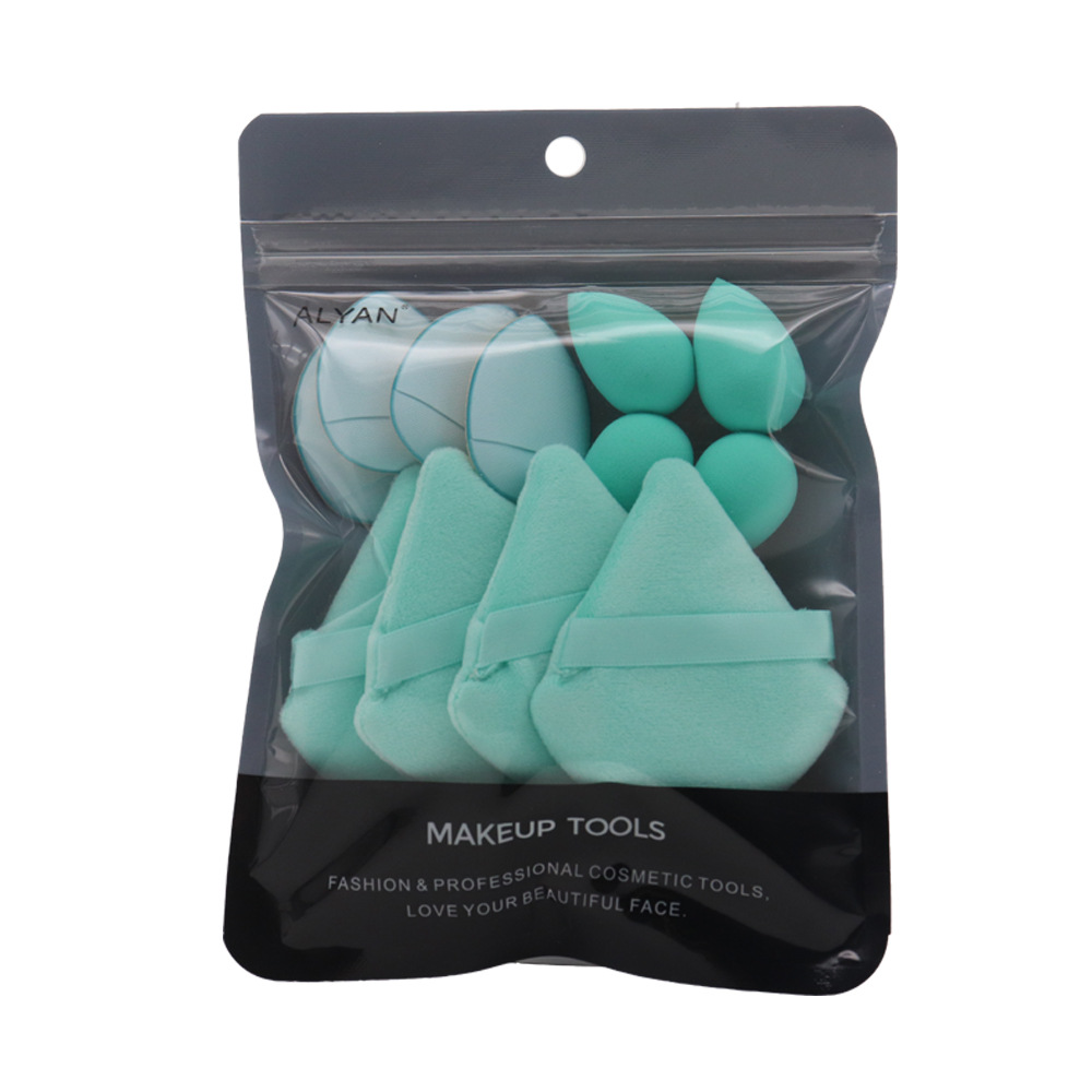 143g Weight Makeup Puff Makeup Tools Types 1 Set Quantity Sponge Material Solid Color Pattern Simple Style Style Simple Style Solid Color Sponge Makeup Puff 1 Set 5