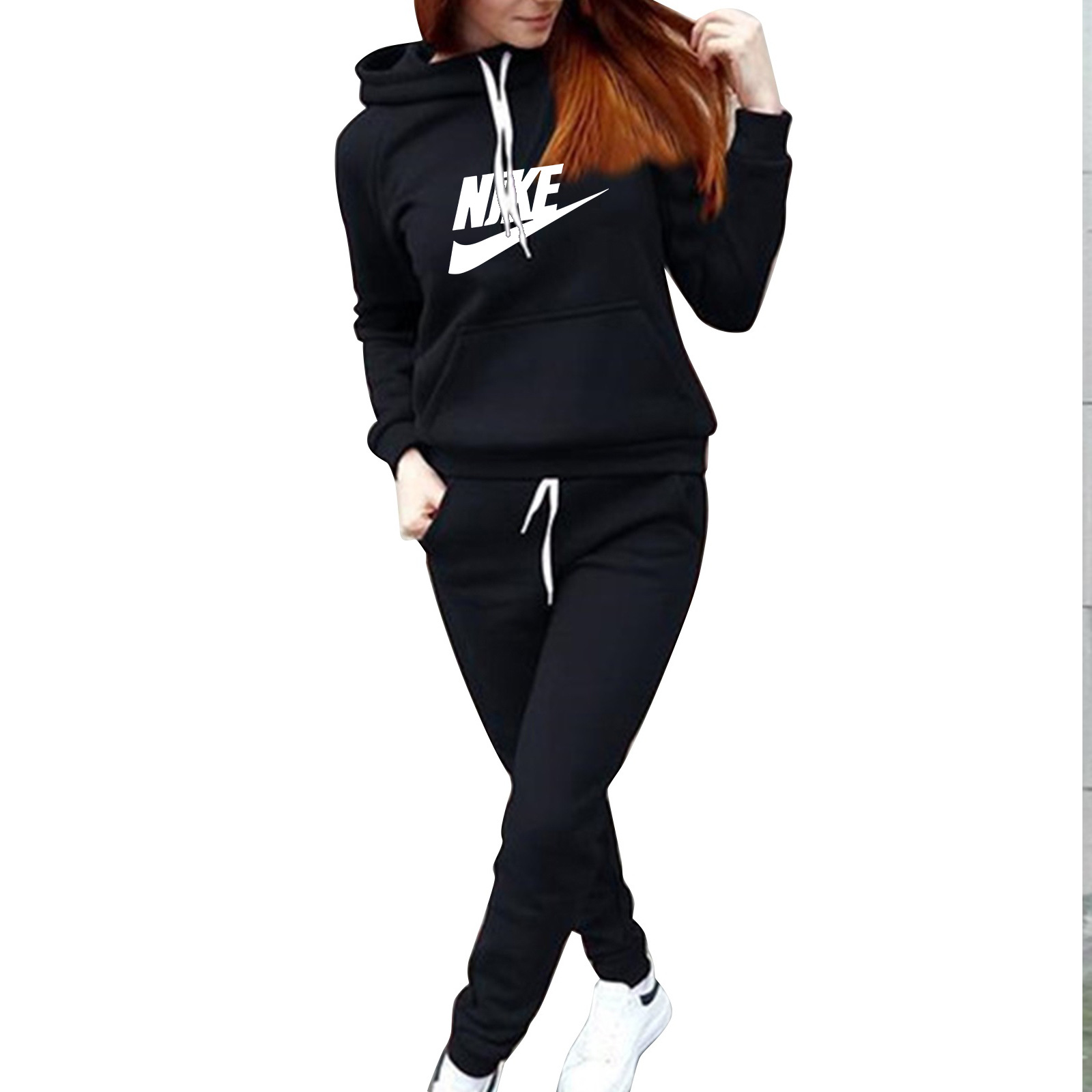 Women's Sweatshirt Set Hoodie Two-piece Set New Casual Sports...