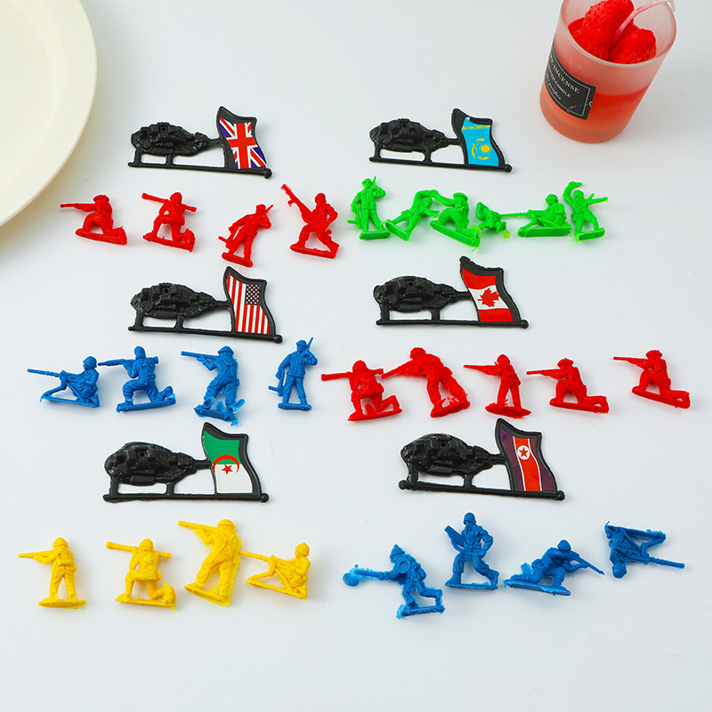 Juguetes de combate del escuadrón de soldados regalos del día del niño regalos al por mayor escuela al por mayor