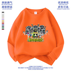 Zoonomaly Abnormal Zoo Horror Game Long-Sleeve Cartoon Hoodie for Boys and Girls, Korean Style Fashion Trend