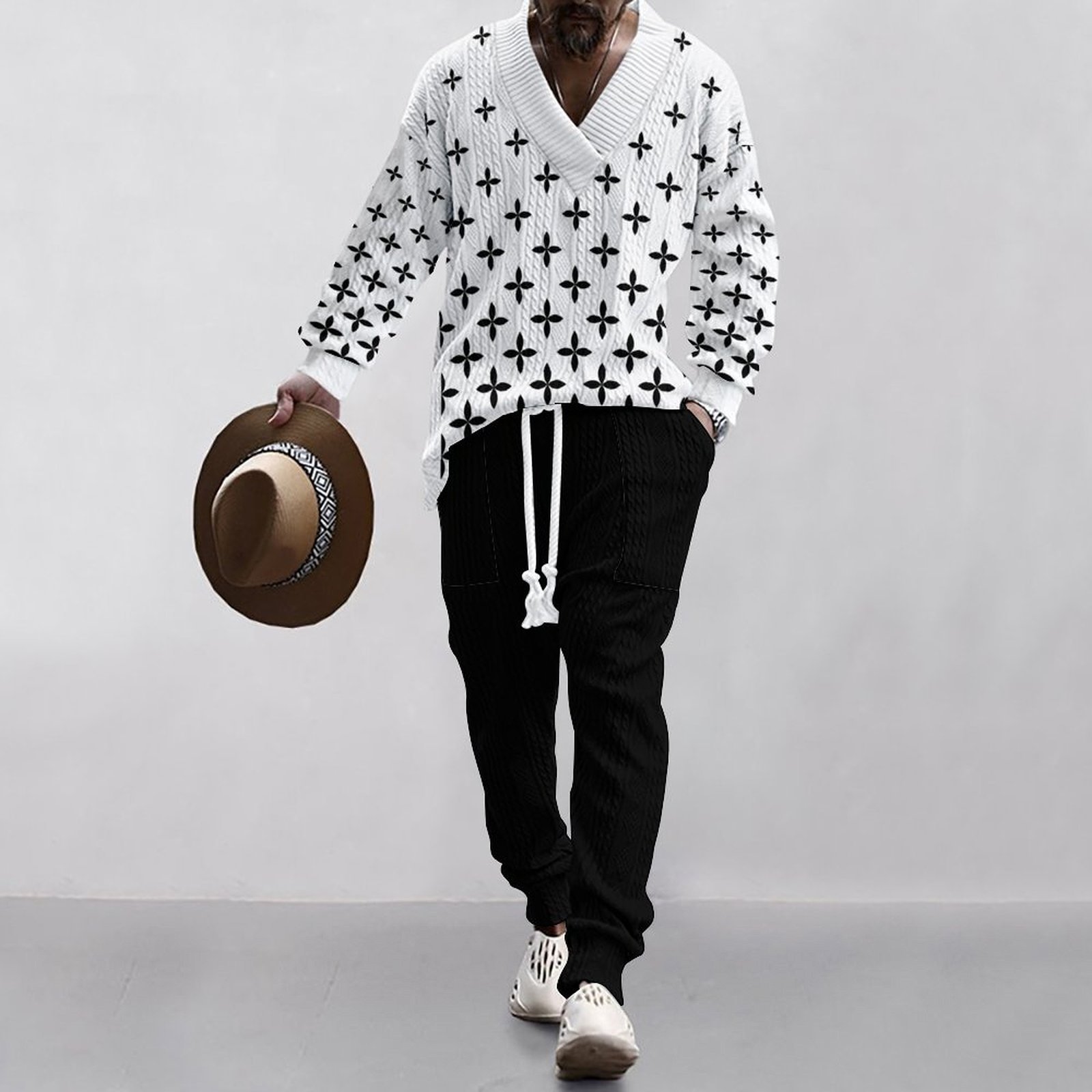 Pantaloni larghi da uomo 2024, nuovi, stampati in digitale 3D, a maniche lunghe, in taglia europea_voghion.com